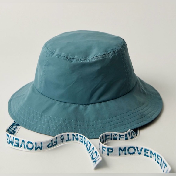 Free People Movement Adventure Bucket Hat Blue FP Movement Strap - Picture 3 of 12